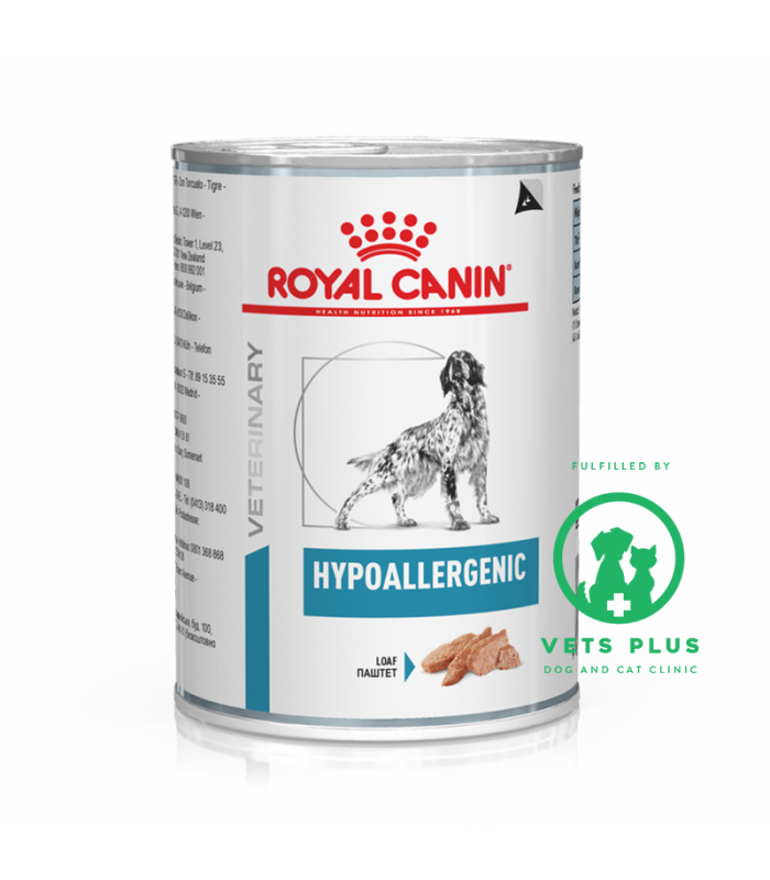 Royal Canin Veterinary Diet HYPOALLERGENIC 400g Dog Wet Food - Pet ...