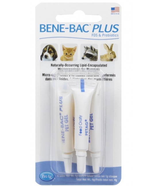 PetAg Bene-Bac Plus Pet Gel (4 pack) Pet Probiotics