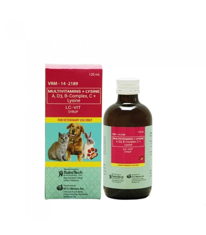 LC Vit Multivitamins Syrup 120ml - Pet 