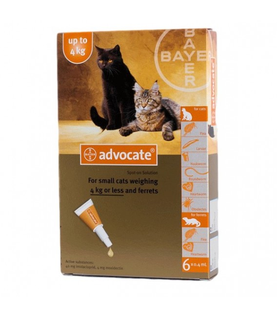 Tick Spot On for Small Cats up to 4kg 